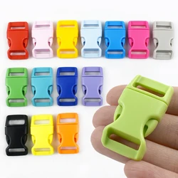 10/20/50Pcs 10-25mm Colored Plastic Hook Bag Strap Side Quick Release Buckle Webbing Belt Buckles Dog Coller Adjust Hasp Clasp