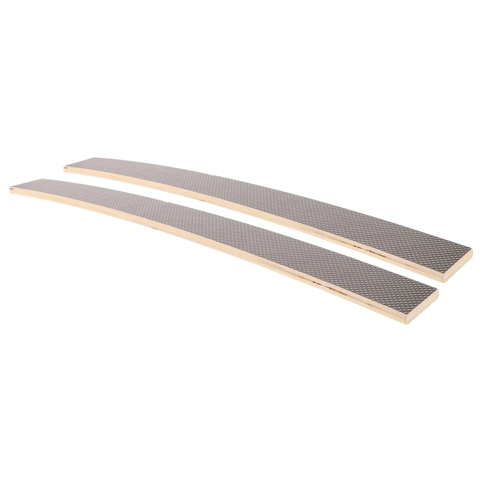 2 Pcs Bed Support Strip Full Size Wooden Slats Frame Mattress Hardwood Replacement Parts Replacement for King Size Frame