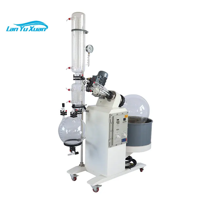 Customized Distillation Equipment Rotovap 5L 10L 20L 50L rotary evaporator rotovap rotovape water bath with vacuum pump chiller