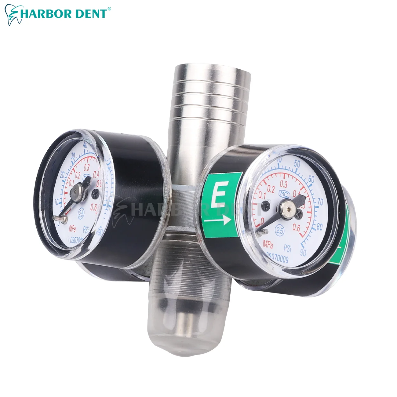 4 Holes Dental Handpiece Air Pressure Test Gauge High/Low Speed Turbine Manometer Dentist Chair Unit Spare Part