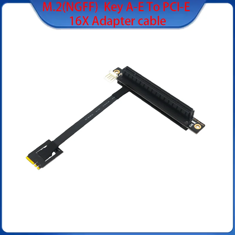 

25 см ключ M.2 NGFF A-E к PCI-E 16X 270 градусов. Кабель-адаптер с поддержкой разъема M.2 с разъемом типа 2230. Переходный кабель не нужен драйверов.