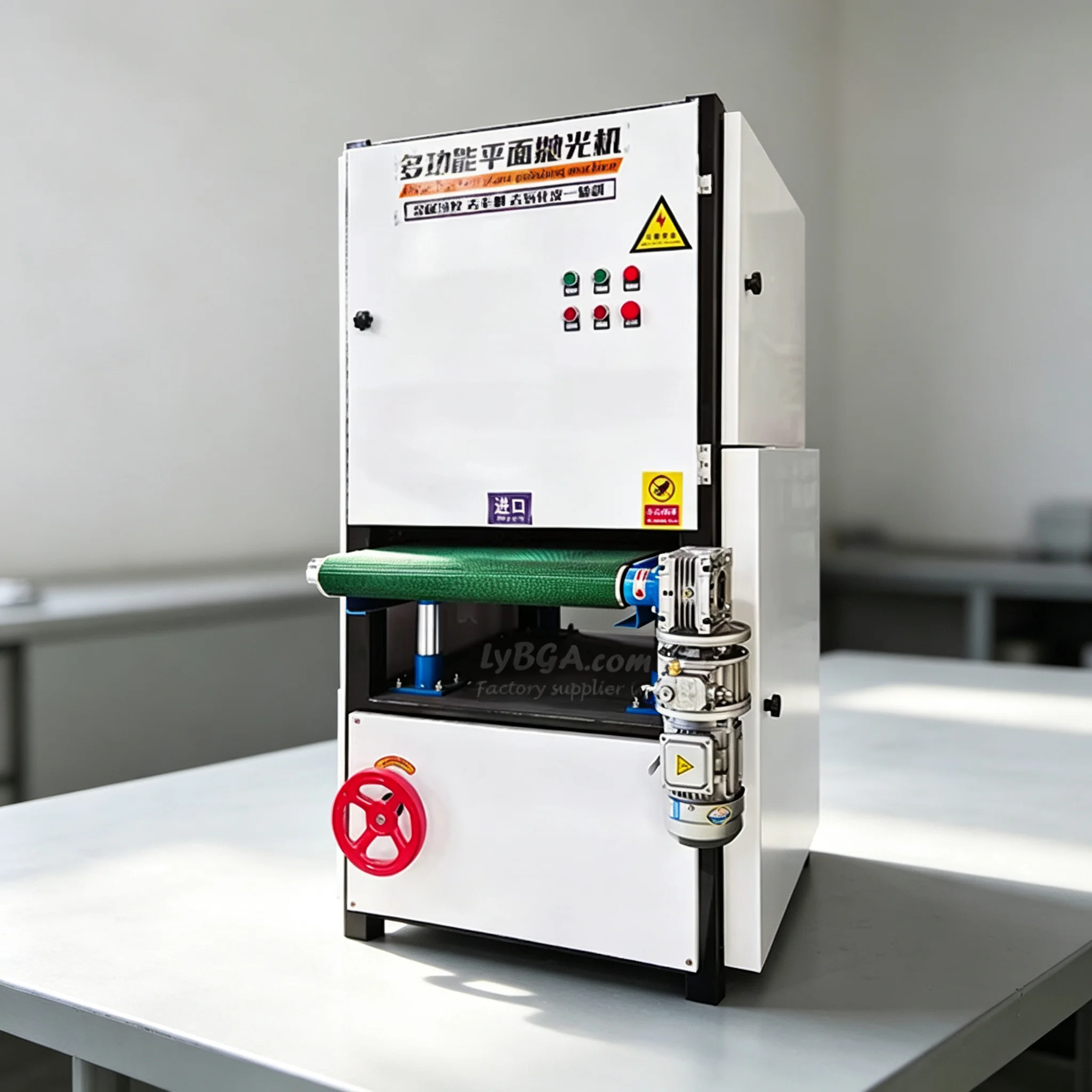 400/600/800/1000/1300MM Semi-Automatic Flat Polishing Machine Metal Brushing Rust Removal Deburring Machine