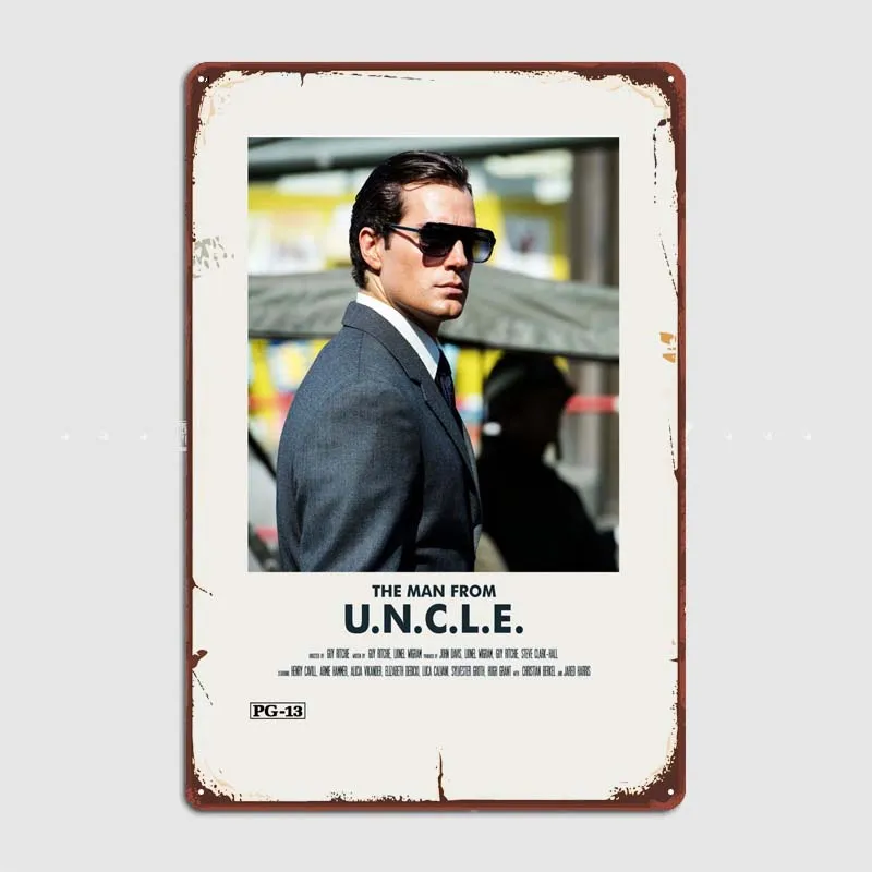 

The Man From Uncle Decor for Room Vintage Metal Signs for Wall Art Decoration Home Decorations Tin Plates Metal Poster Garage