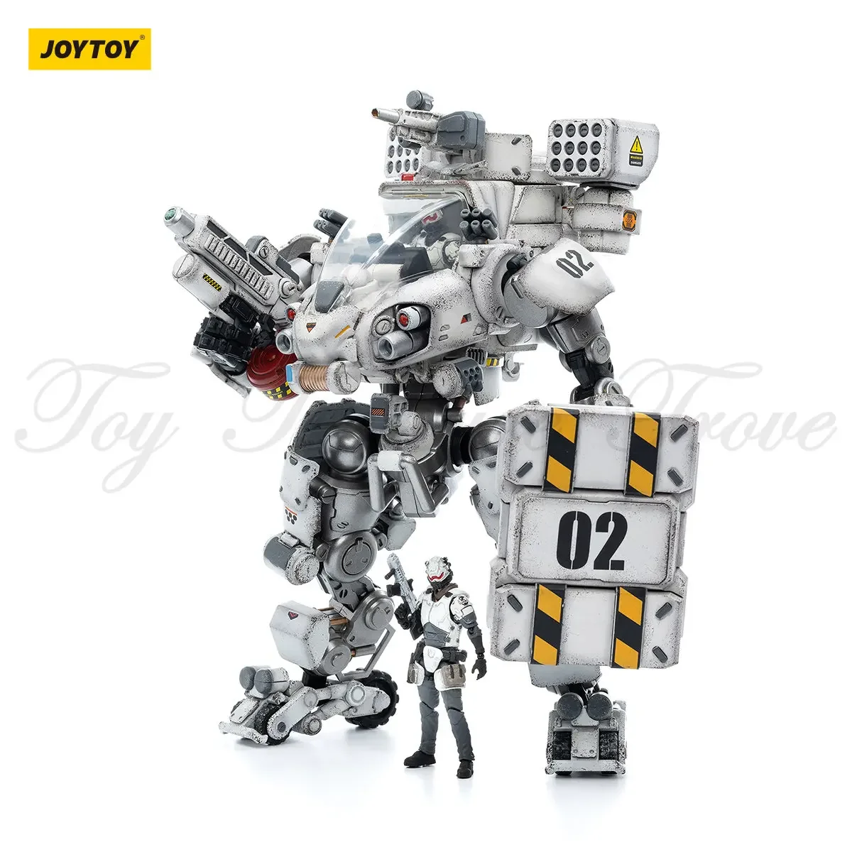 [IN STOCK] JOYTOY 1/25  Action Figure Tiekui Dual Pilot Mecha 02 Anime Military Figure