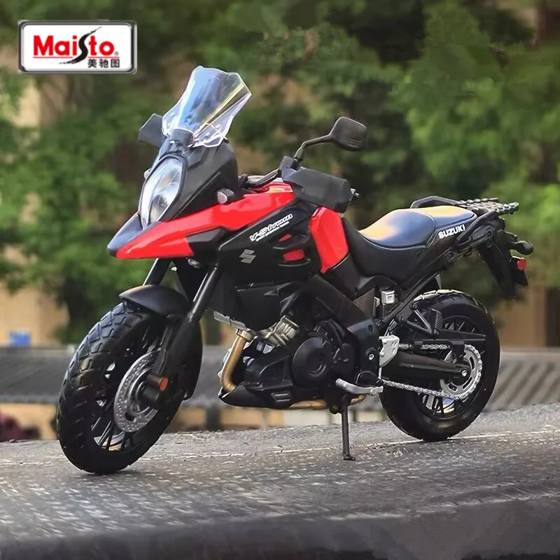 

Maisto 1:12 Suzuki V-Storm Alloy Street Sports Motorcycle Model Diecasts Metal Racing Motorcycle Model High Simulation Kids Gift