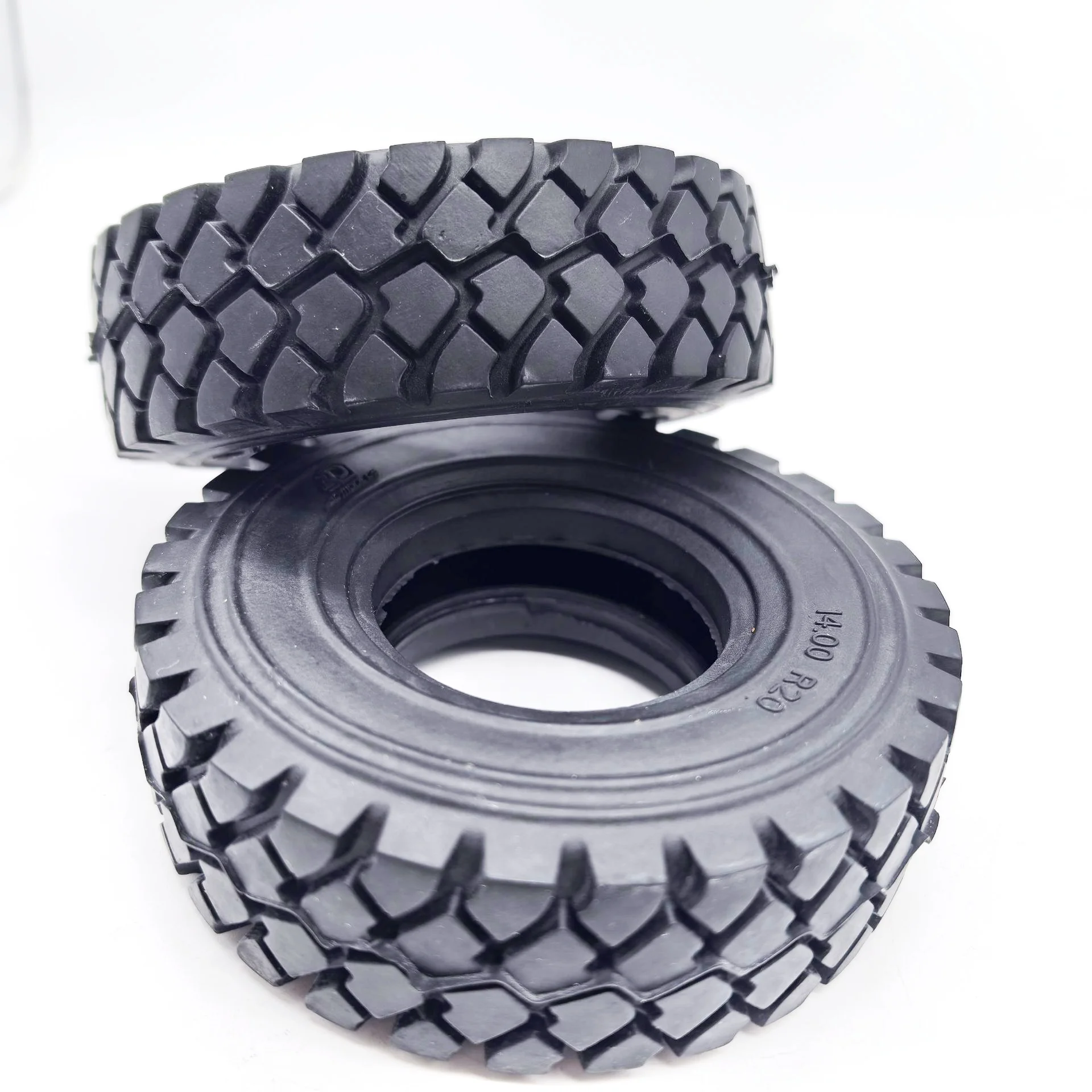 

RC 1/14 Rubber Tires 100mm Cross-country Truck Tire for DAKAR Xpand Rally for Tamiya Dump Truck for SCANIA MAN VOLVO DIY Parts