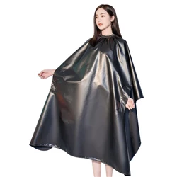 Waterproof Coating Antifouling Hair Dyeing Cape Hidden Sleeves Coloring Gown Barber Haircut Cloth Antistatic Apron Wraps 1826