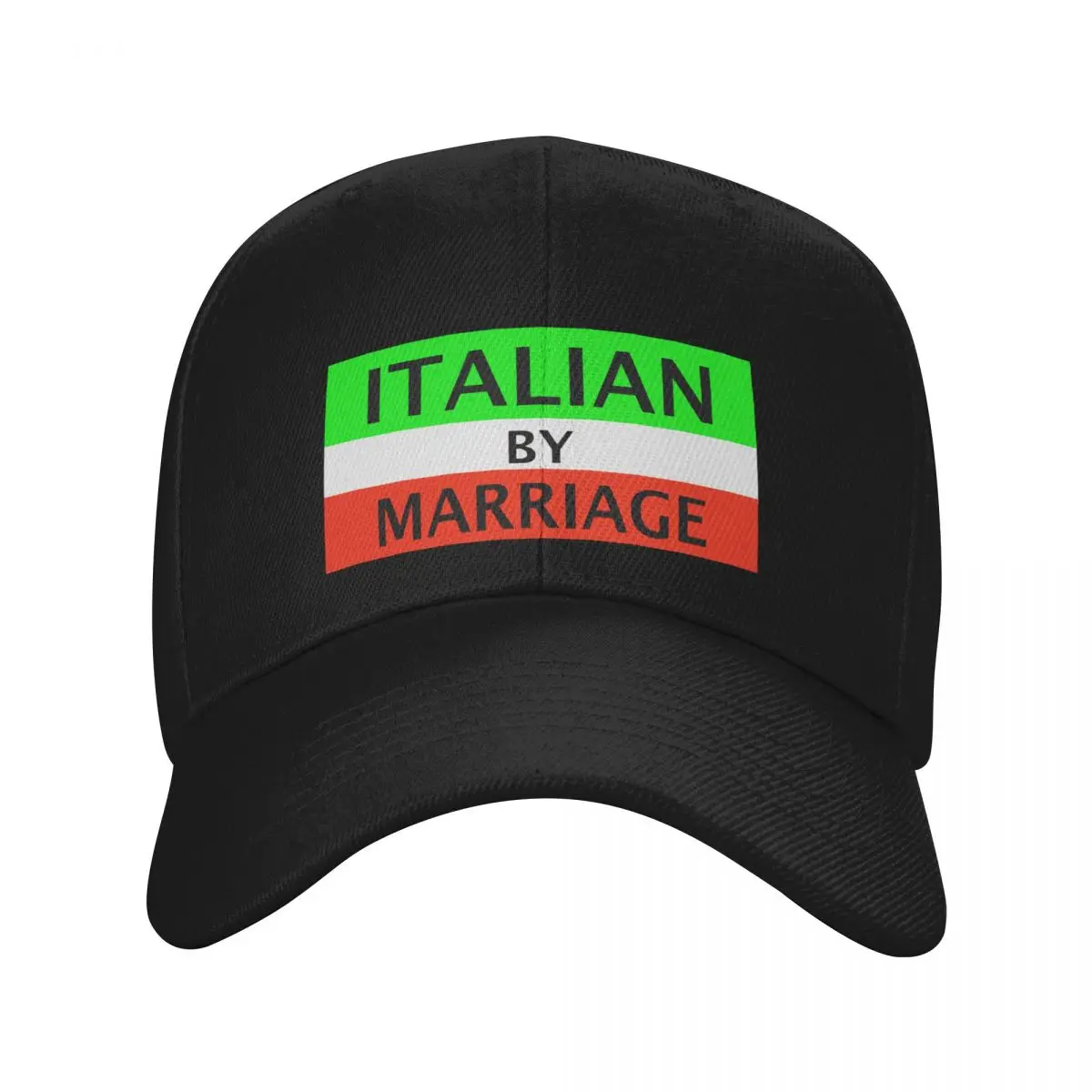 italian by marriage Baseball Cap Beach Bag custom Hat derby hat Women's Beach Visor Men's