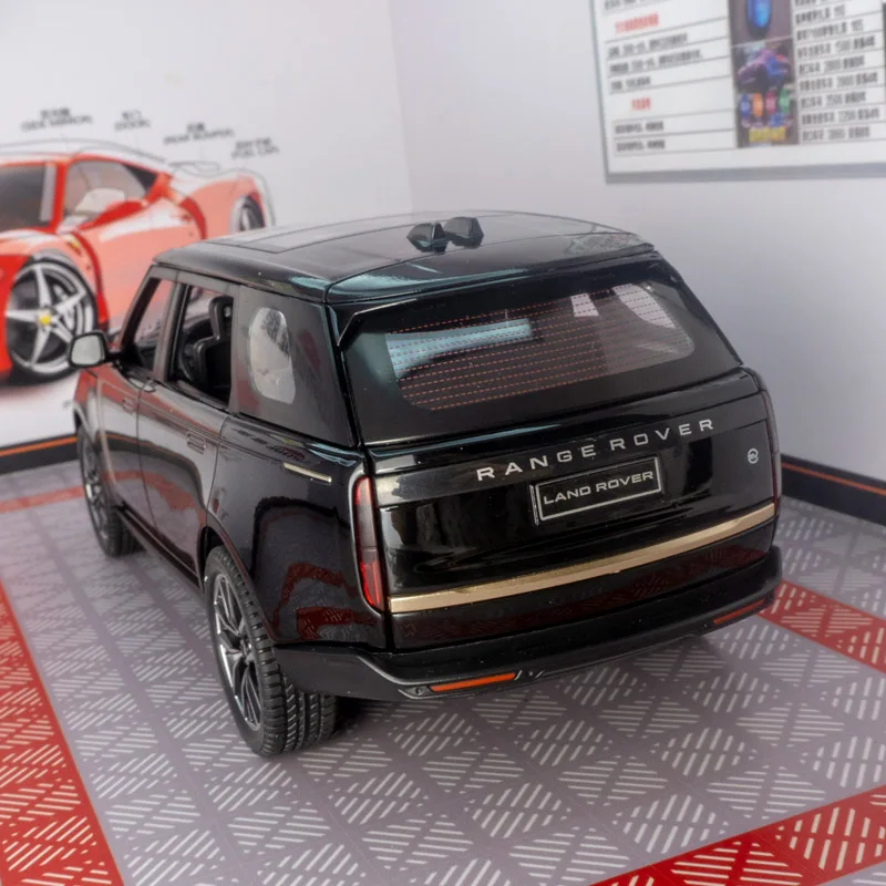 1:24 Land Rover Range Rover SV2022 modelo de vehículo todoterreno de aleación, puertas y capó del motor, el maletero se puede abrir