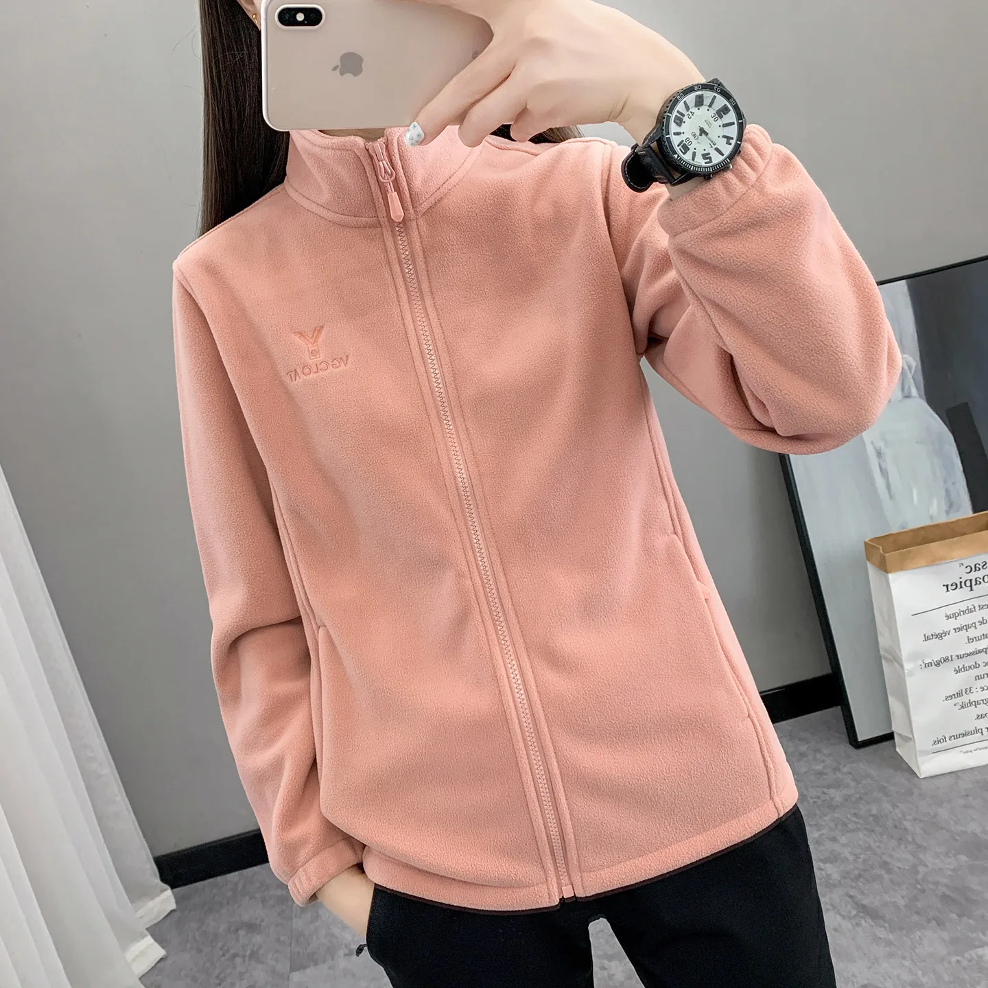 

Новая женская куртка-штурмовик средней толщины с внутренней майкой, весна-осень-зима, тонкое флисовое теплое и флисовое пальто