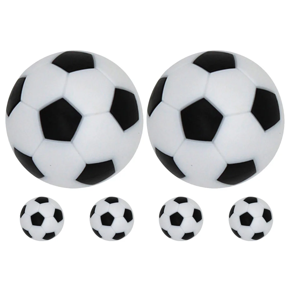 6 Pcs Mini Table Football Foosball Small Balls Replaceable Soccer Desk Replacements Accessories Game Supplies Childrens