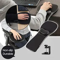 2023 Arm Rest Support Chair Computer Desk Armrest Home Office Wrist Mouse Pad Computer Mouse Mat Laptop Desk Bracket