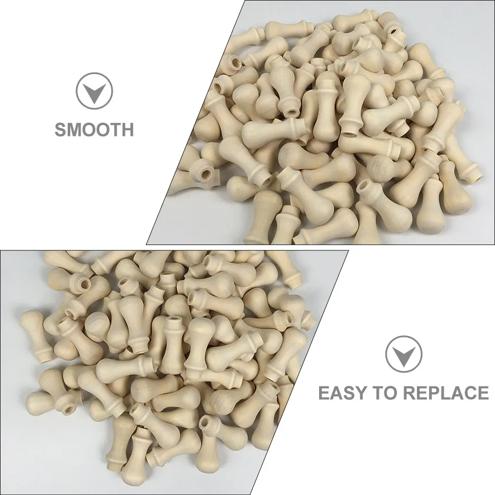 

20pcs Wood Beige Smooth Retro Envelope Seal Tool DIY Craft Seal Envelope H Manual Wooden H Stamp H Parts Set