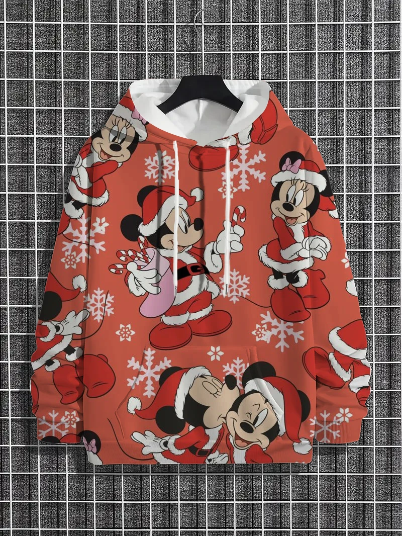 

Autumn Winter Disney Fashion Trendy 3D Printing Pattern Hoodie Long Sleeve Adults Children Fashion Top Streetwear Hoodie Clothes