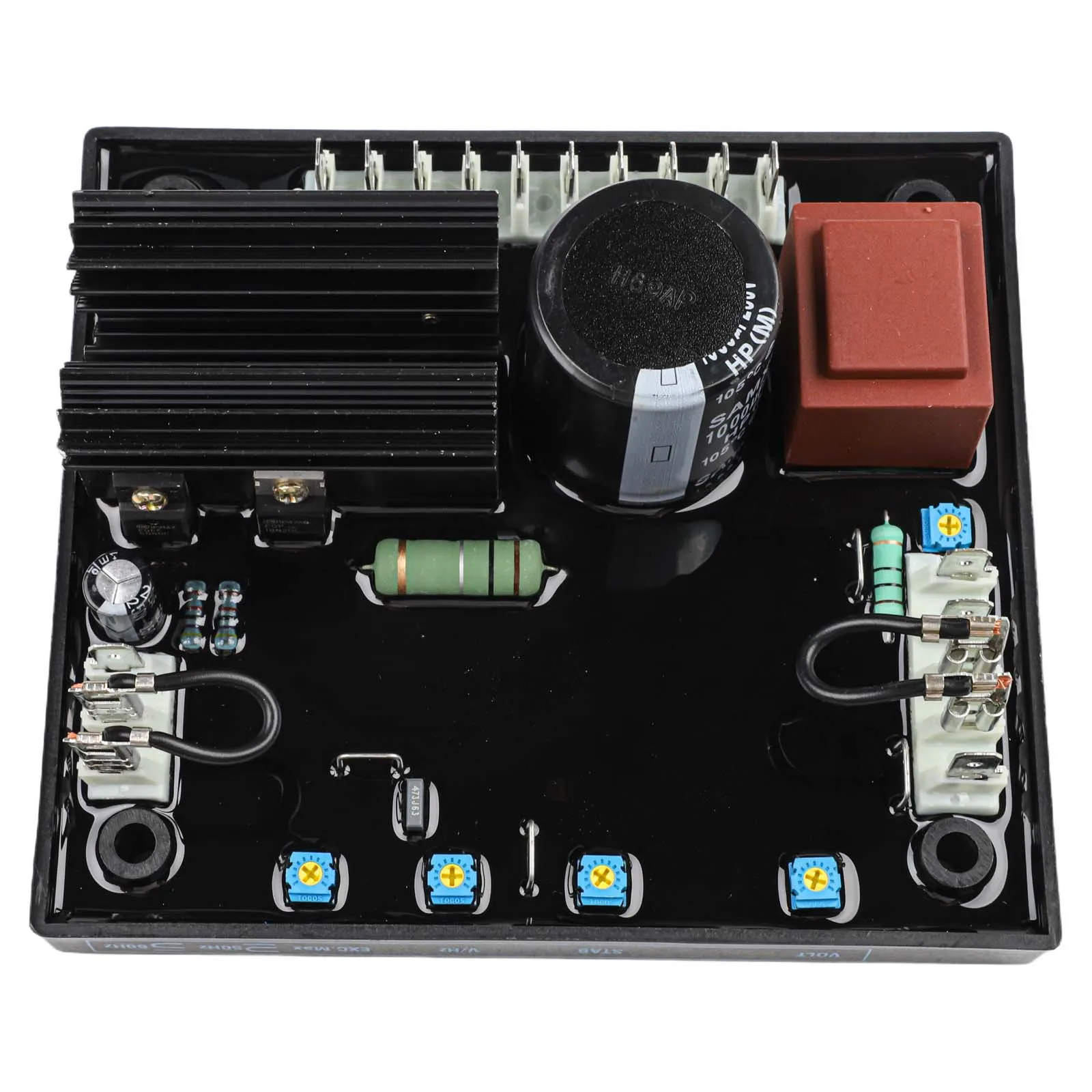 AVR R438 منظم جهد كهربائي أوتوماتيكي لتنظيم جهد مولد Leroy Somer +/ 0 5% استشعار الجهد المتكامل
