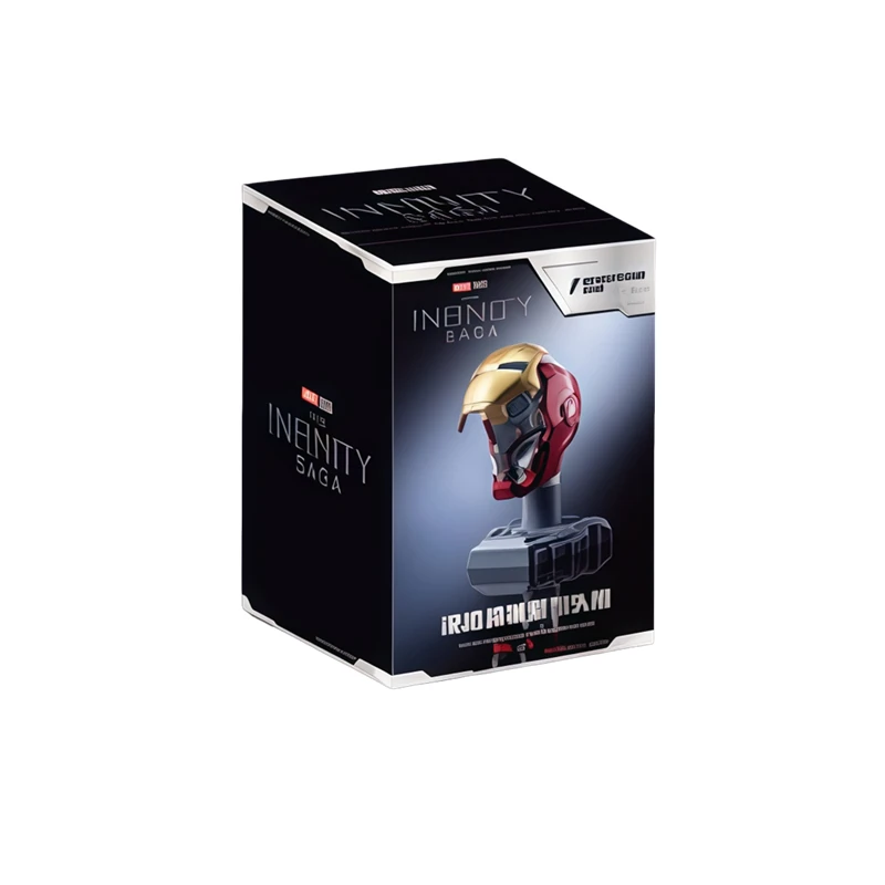 MORSTORM 9pcs 6.5CM Iron Man Helm MK7 MK15 MK16 MK21 MK46 MK85 MK42 Tony Stark Montage Helm kan worden geopend Action Figure Speelgoed