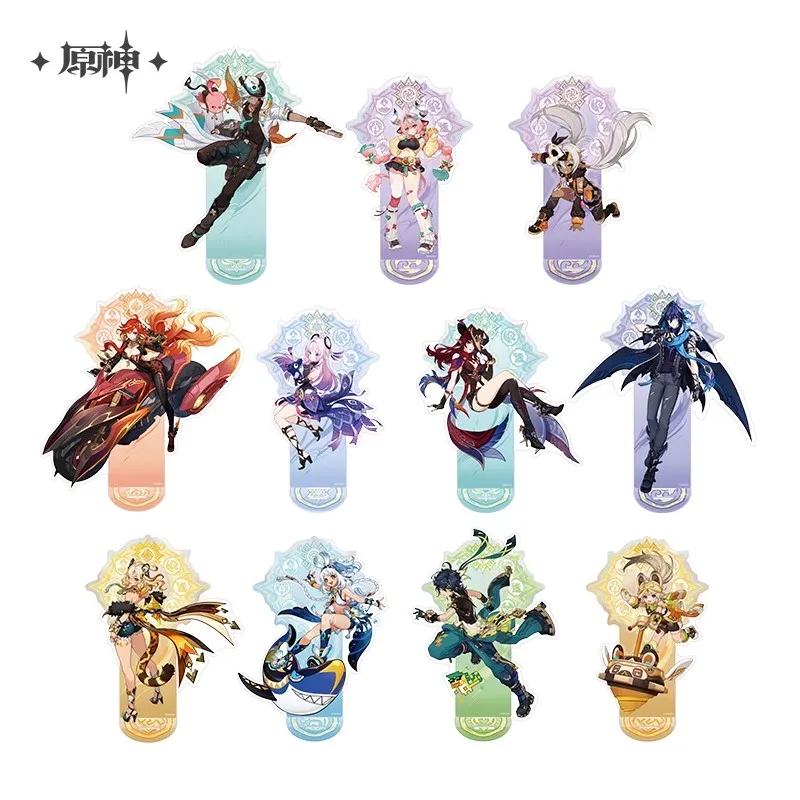 miHoYo Game Official Genshin Impact Natlan Series Figure Acrylic Stand  Mualani Kinich Kachina Ororon Ornament Cosplay Xmas Gift