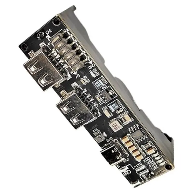 N91R-TYPEC Microcontroller Power Module 3.3V 5V 18650 Lithium Battery Charging Discharge Functionality Power Supply