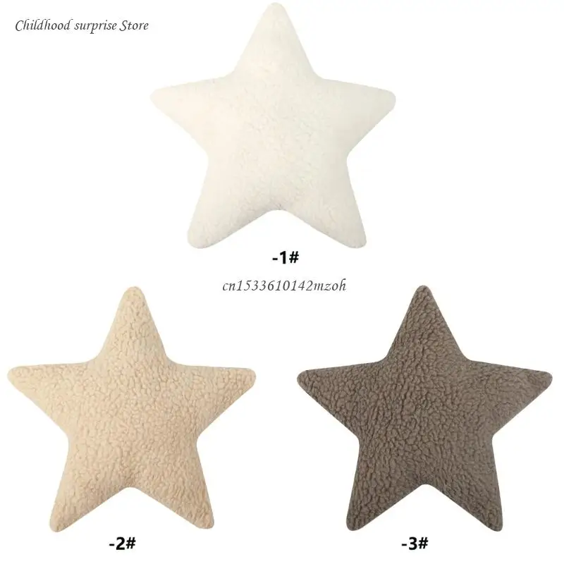 Star Shaped Baby Pillow Props Soft and Comfortable Newborns Photography Head Support Cushion Posing Pillow for Studio Dropship