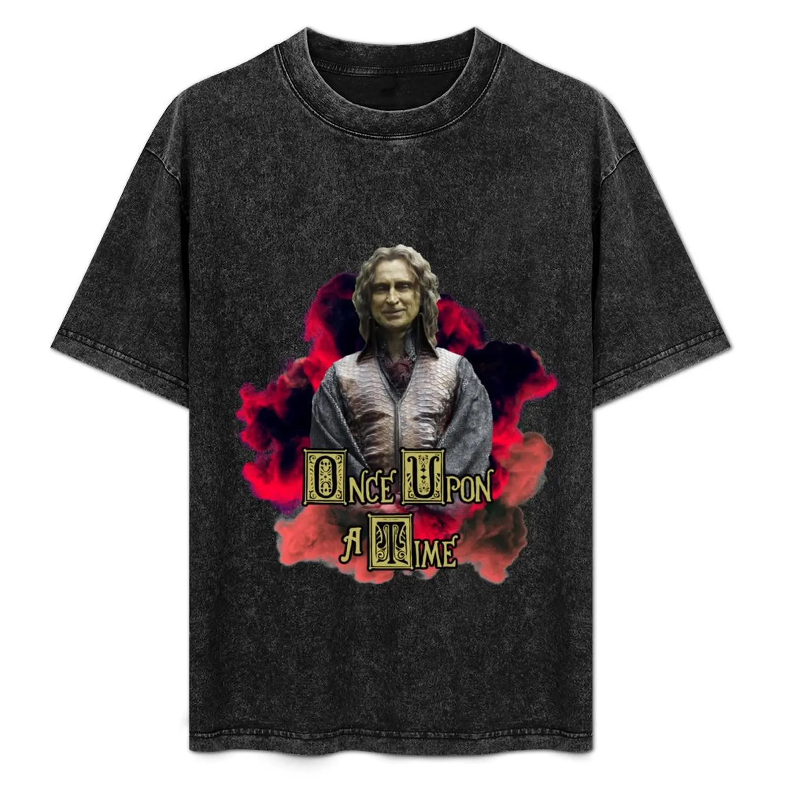 

Once Upon A Time: Rumplestiltskin (Mr. Gold) in Smoke T-Shirt vintage graphic tee plus size clothes cotton t shirt men