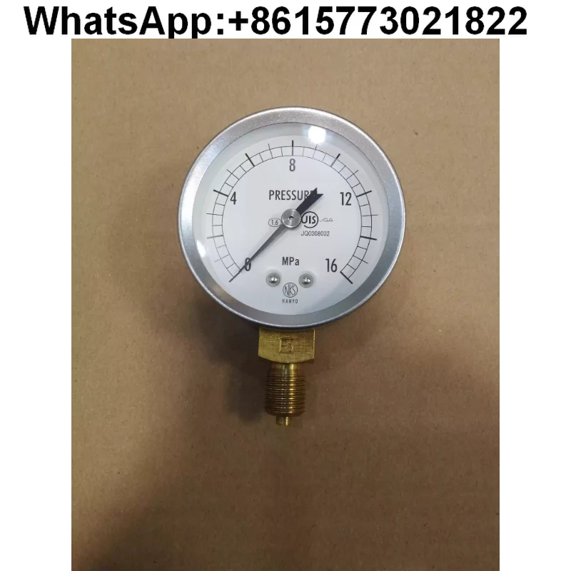 NKS Medidor de presión Nagano 0~ 16MPaGS50-R06T1/4BG Dial 60 mm