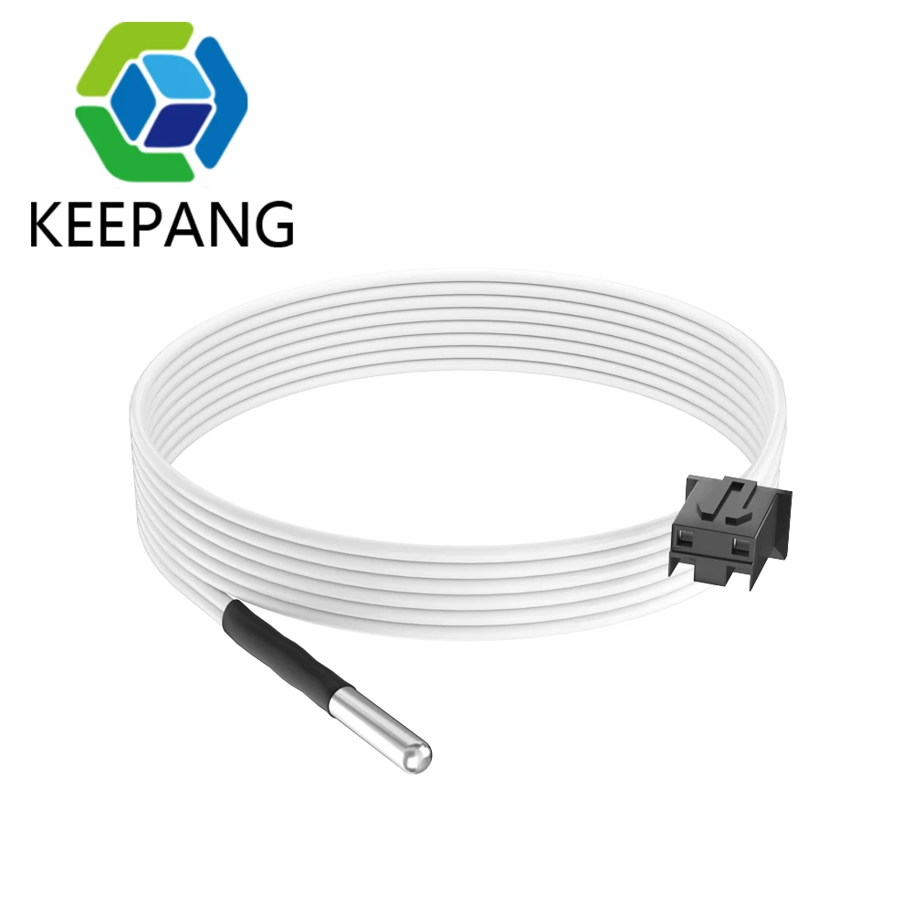 NTC 100K ohm High temperature 350℃ Thermistor Sensor with XH2.54 Terminal For E3d V5 V6 Heating Block MK8 MK2B Heatbed Parts