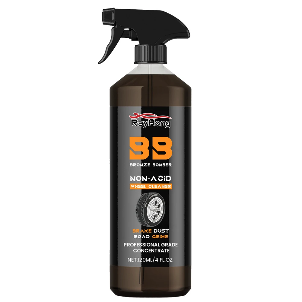 Car Detailing Brake Dust Remover Powerful Wheel Cleaner 120ml Powerful Brake Cleaner Spray for Cleaning Wheels and Tires