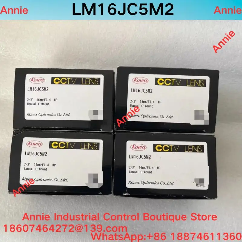 brand-new.   Industrial lens LM16JC5M2 2/3-inch True 5MP C Port
