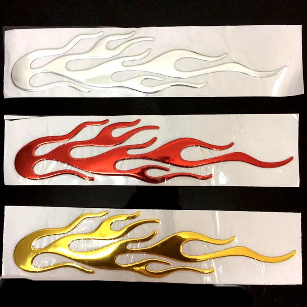 

Universal Motorcycle 3D Flame Fire Reflective Sticker Vinyl Decal Touring Atv Scooter Off-road Car Styling Decoration Dirt Bike