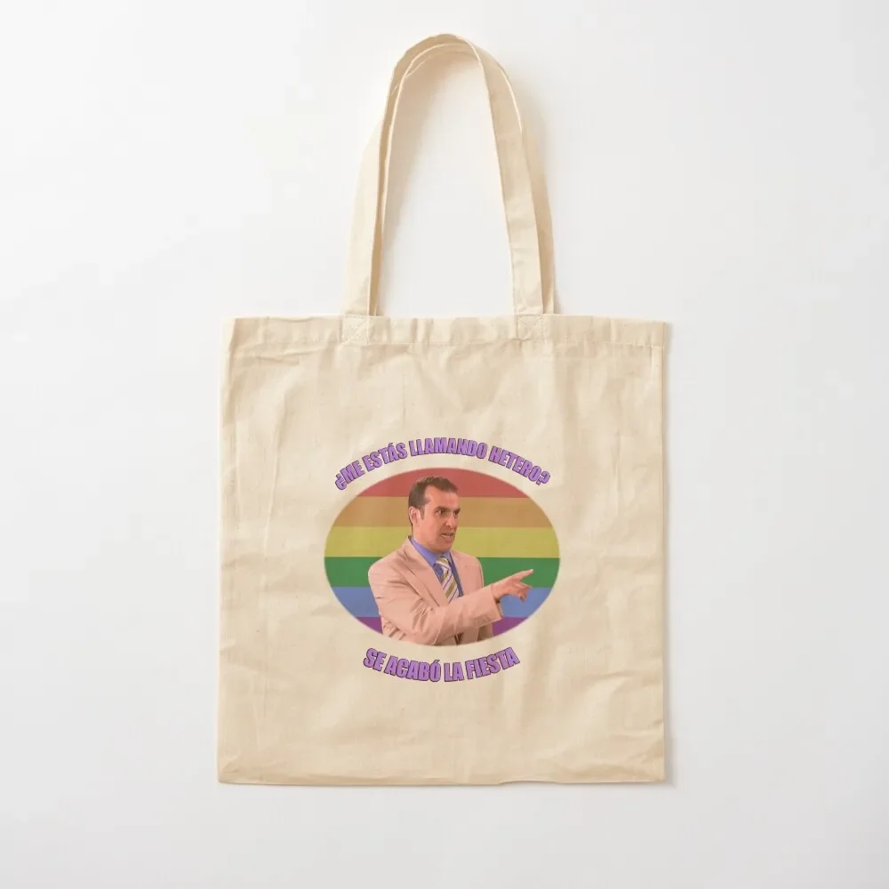 Are you calling me straight? Party's over Tote Bag custom fabric bag Lady bag Shopper handbag