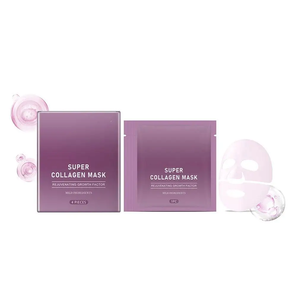 

Collagen Anti Wrinkle Facial Mask Fade Face Fine Line Lift Firm Skin Anti-Aging Moisturizing Brighten Skin Care Cosmetics