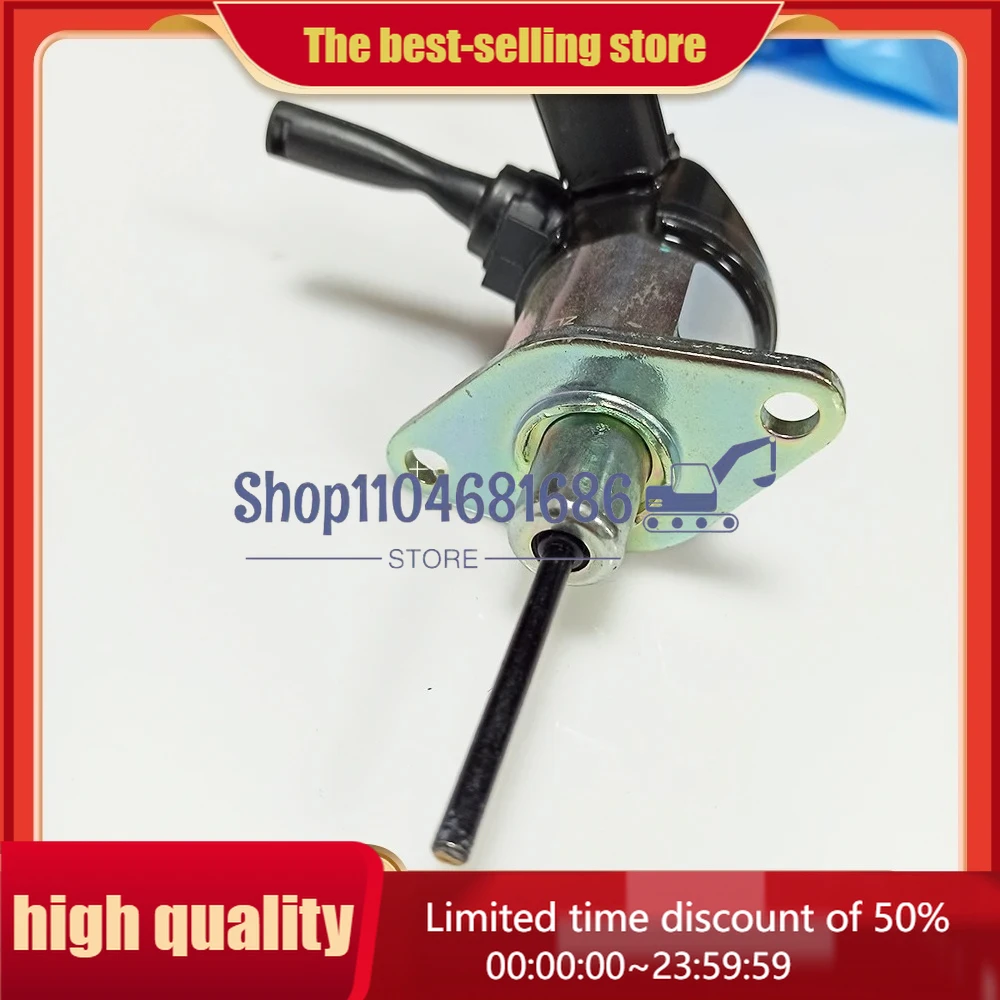 

Электромагнитный клапан остановки топлива для дизельного двигателя 12 В 1A021-60015 1A02160013 1A021-60016 1A021-60017 для экскаватора V2203 V2204 KX121 KX91