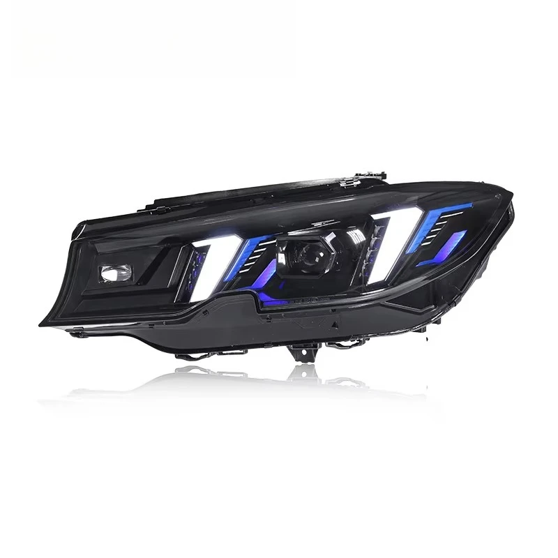 1 Set for 20-22 3 Series G20 Headlight Assembly Modification with High-end LED Daytime Running Light Lens