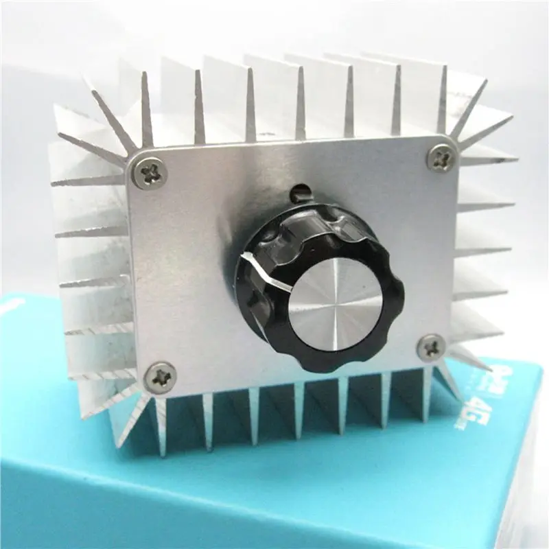 Vlag 5X AC 220V 5000W SCR Voltage Regulator Motor Speed Controller Light Dimming Dimmers Thermostat 5000W