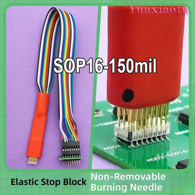 For SOP20 SOP28 SOP16 SOP18 SOP14 Gantry Clip Probe Spring Pin Spacing 1.27mm Read Write Needle Test Fixture