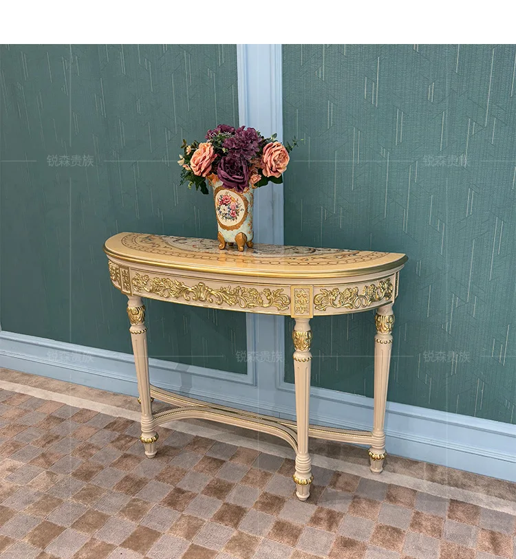 DSA living room dining room entrance table home solid wood entrance platform, carved living room entrance  furniture