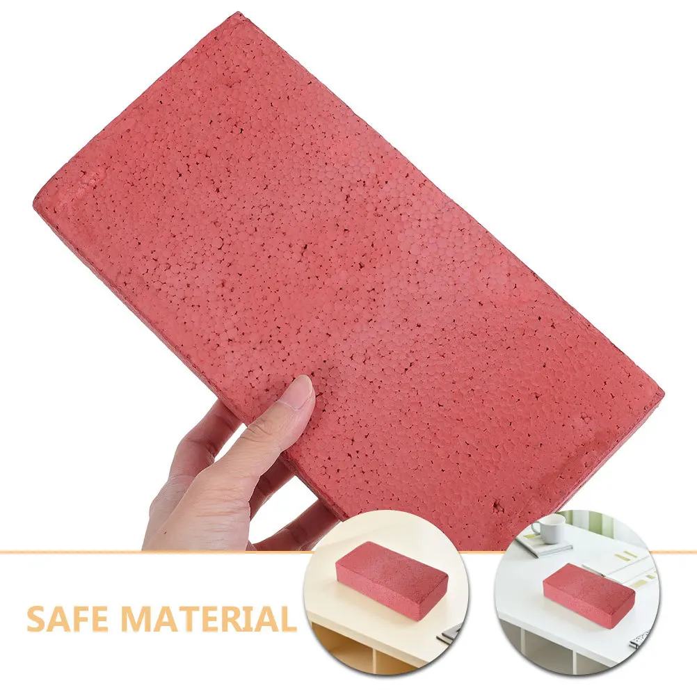 4 pezzi di schiuma leggera per pellicola da palcoscenico, realistici oggetti rottura, spettacoli di commedia, costruzioni portatili, blocchi falsi