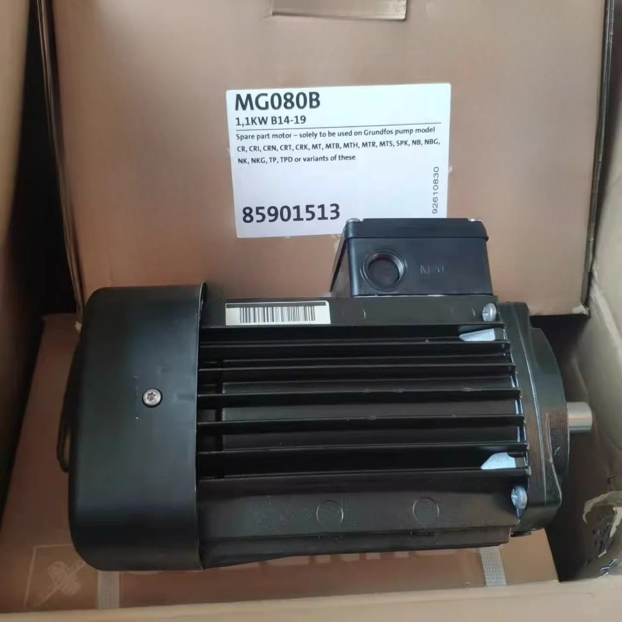 

Spot MG80C2-19FT100-H3 Motor MG80B2-19FT100-D1 New GR-UNDFOS