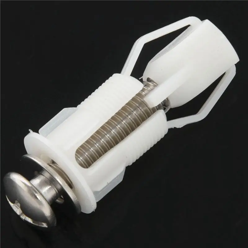 ABMH-Toilet Seat Hinges Screws WC Hole Fixing Easy Installation 20 Pack