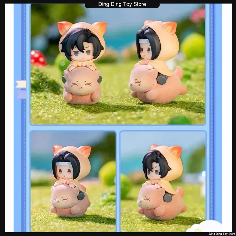 Echte Mo Dao Zu Shi Leuke Huisdier Rit Affinity Serie Blind Box Wei Wuxian Lan Zhan Mini Pop Mystery Box Anime Figuur Kid Geschenken