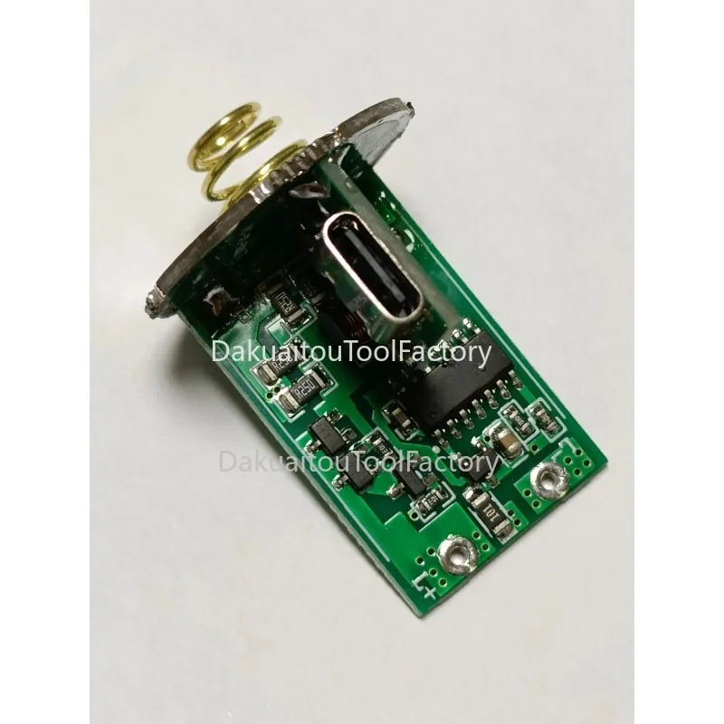 Dual lithium driver board, two 18650 or 26650 battery circuit boards, strong light flashlight accessories, middle switch