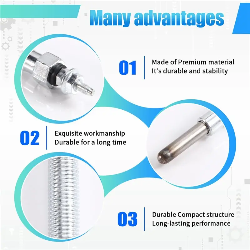 For Nissan Pickup TD27 Urvan 2.7 2.5 For H100 4PCS Turbo Diesel Heater Glow Plug 11065-43G01