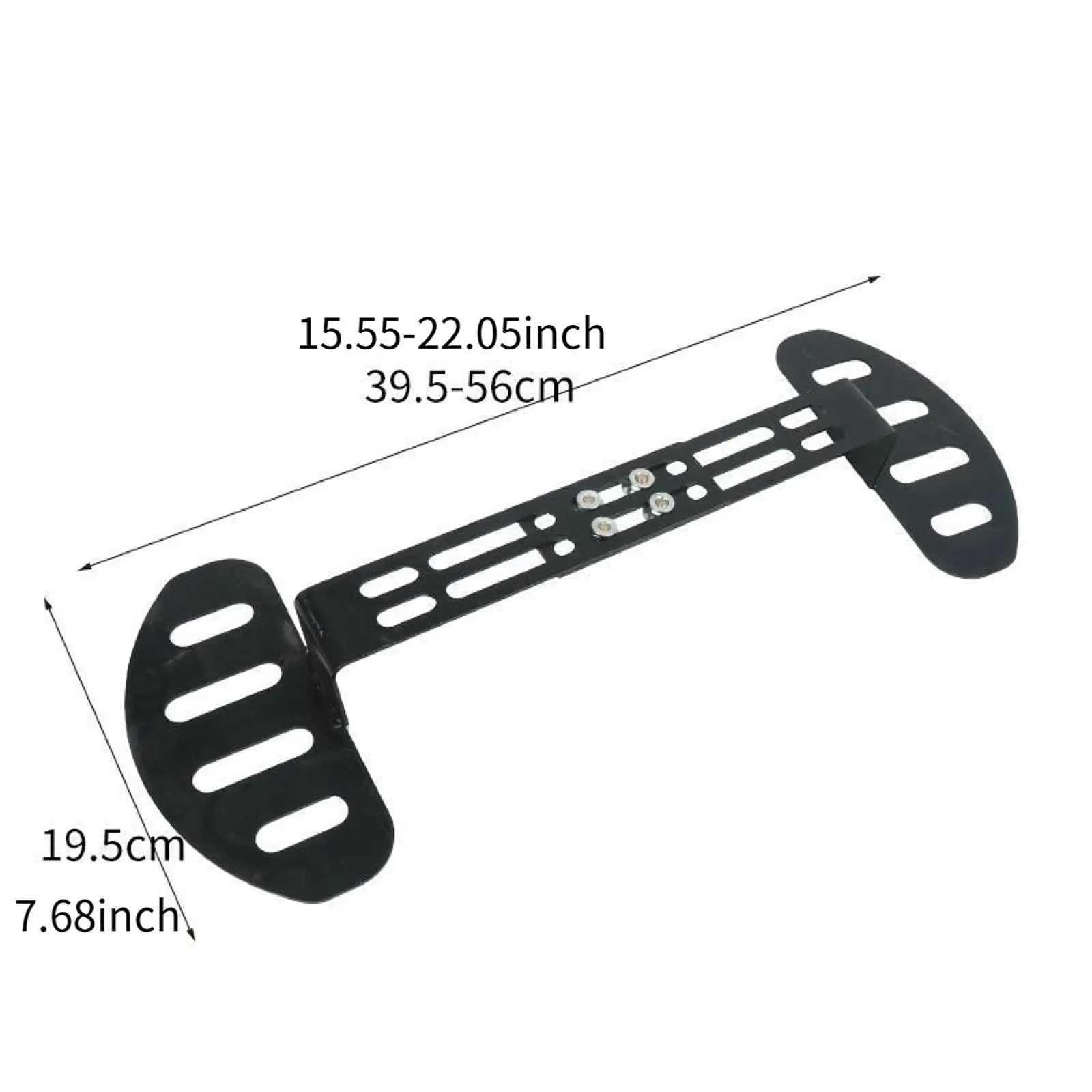 Scooter Front Foot Pedals Electric Bike Foot Rest Adjustable Professional Simple Installation Replace Parts Metal Footrest