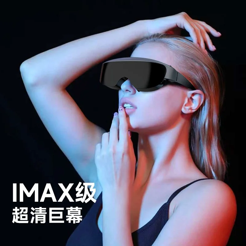 

New Arrival V50 1080P HMD OLED High Brightness 3D AR Glasses 4.9" Fov 50 3000nits Smart Glasses with Diopter for iPad xbox