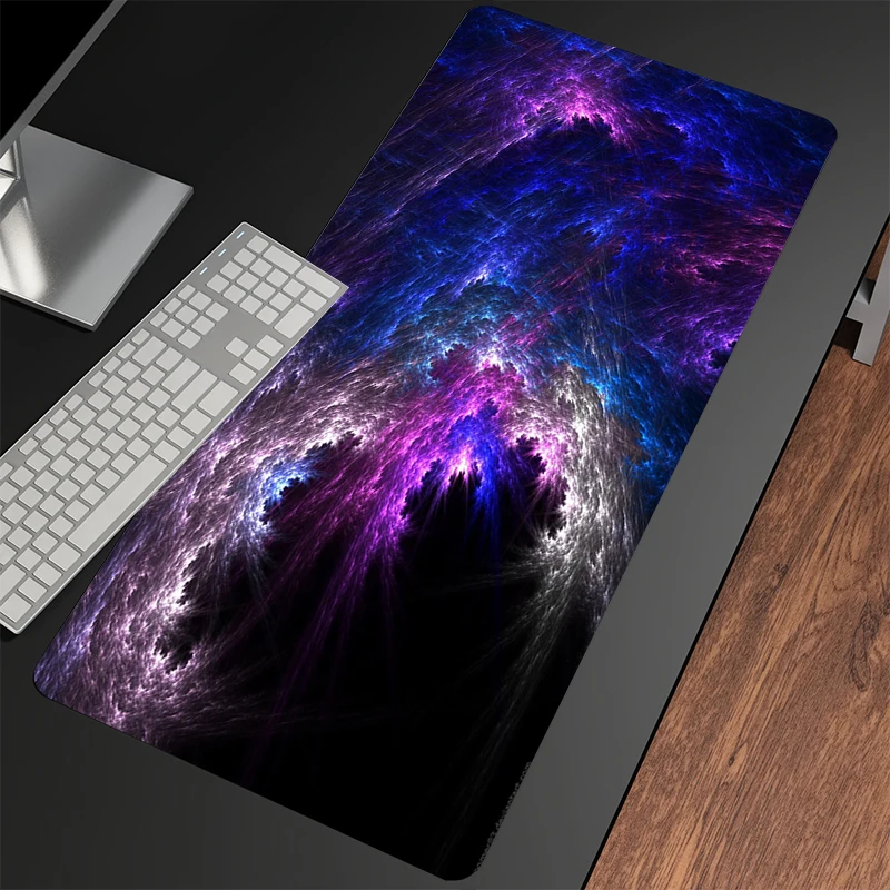 Space 80x30cm XXL Lock Edge Mousepads Large Gaming Mousepad Keyboard Mats Mouse Mat Beast Desk Pad For Gift Mouse Pads 