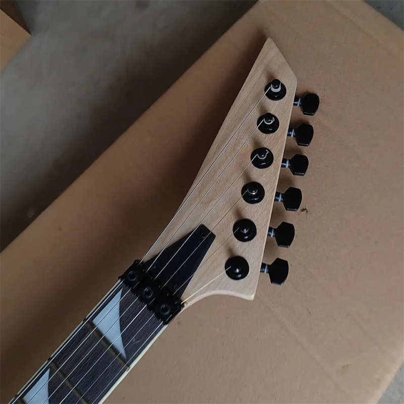 24-Piece 6-String Bi-Directional Vibrato Electric Guitar Color Pickup No Paint Spot Stock