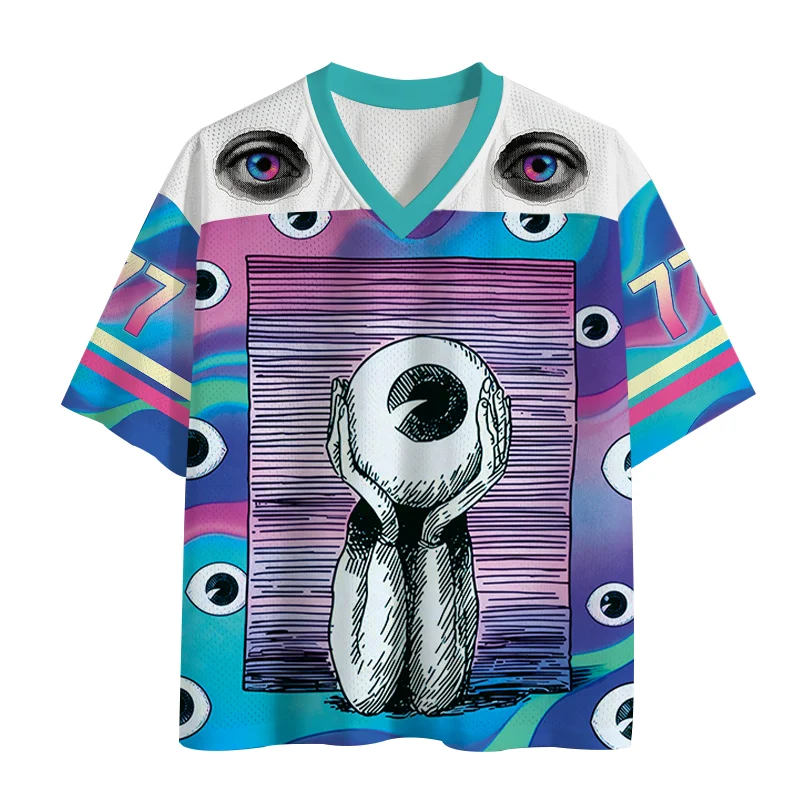 2026 Hot Selling Sports Short Sleeved Shirts, Popular V-neck Short Sleeved T-shirts, Sports High-end Design Mesh Knitted Shirts