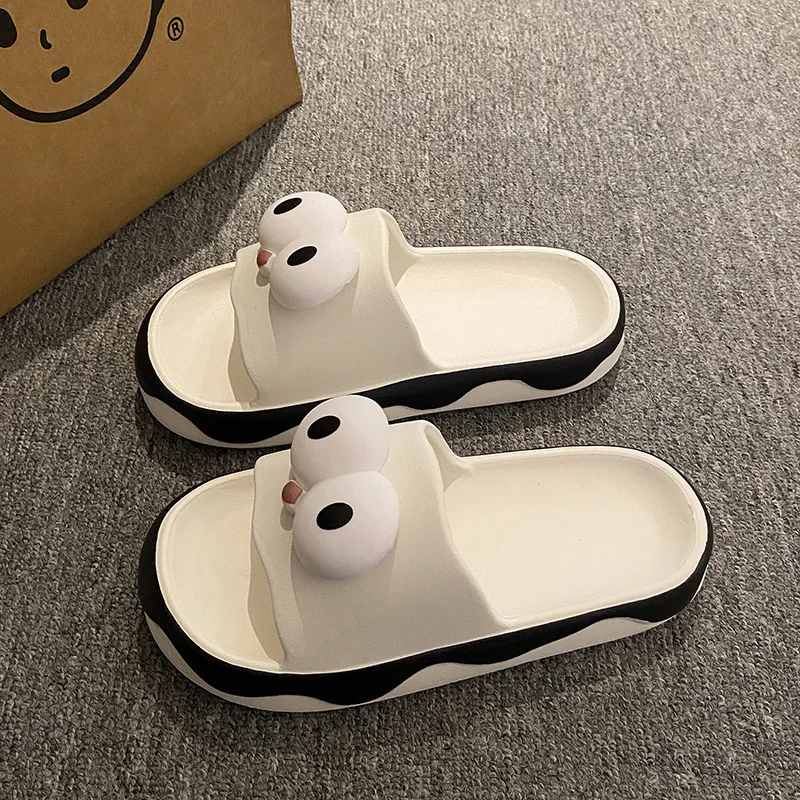 

Men's and women's cartoon deodorant summer funny home wear EVA cushioned slides slippers sandals