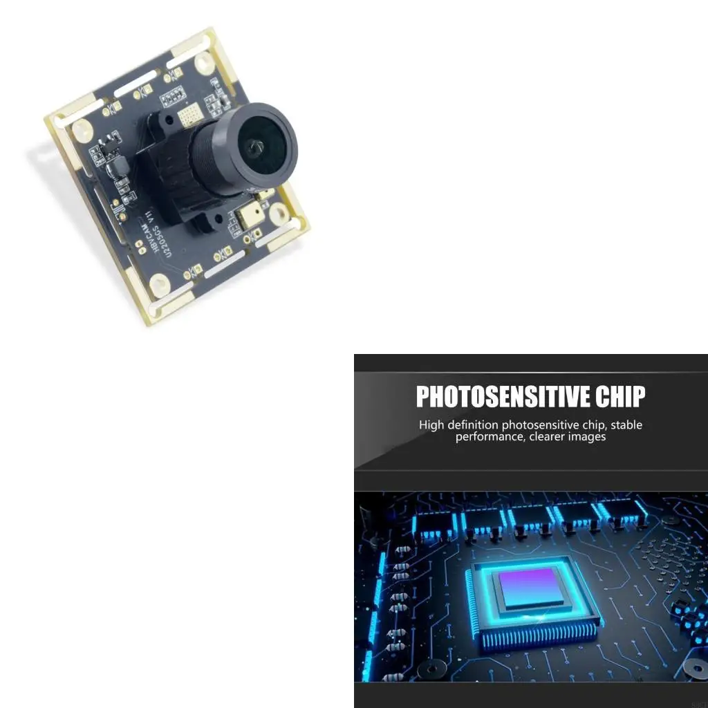 

200 -мегапиксельный модуль USB -камеры Global Shutter для быстрого сканирования и распознавания с широкоугольником 94 °/100 °.