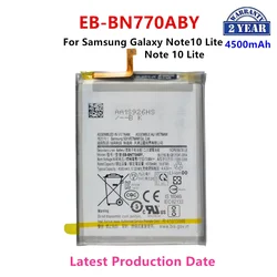 Tout nouveau EB-BN770ABY 4500mAh batterie de remplacement de haute qualité pour Samsung Galaxy Note10 Lite Note 10 Lite